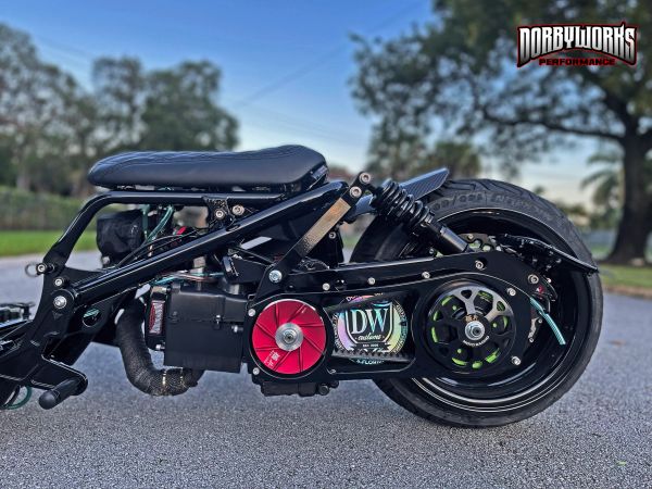 Honda Ruckus seat frame bracket lowered